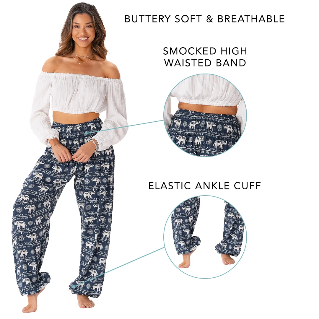 Chiang Dao Elephant Harem Pants sold by Lotus & Luna product image thumbnail 4