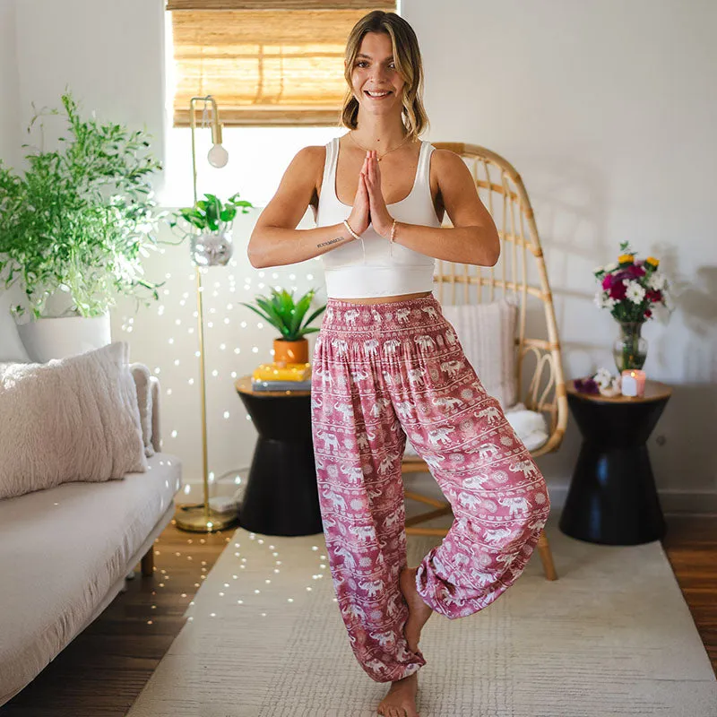 Chiang Mai Elephant Harem Pants sold by Lotus & Luna product image thumbnail 2