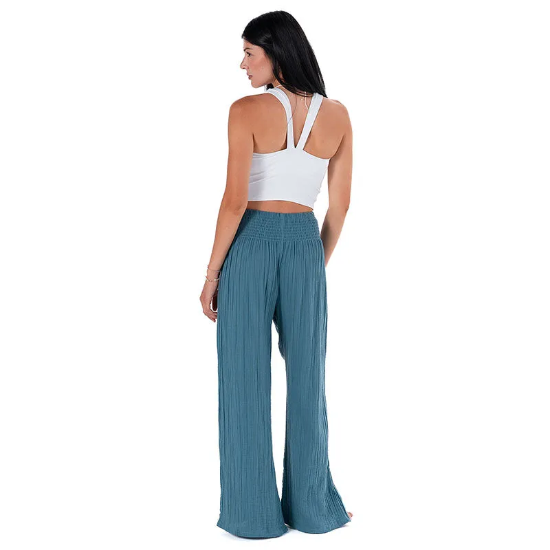 New Moon Blue Wide Leg Pants sold by Lotus & Luna product image thumbnail 5