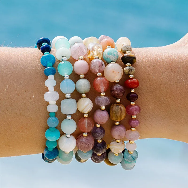 Blue Crush Statement Healing Bracelet sold by Lotus & Luna product image thumbnail 3