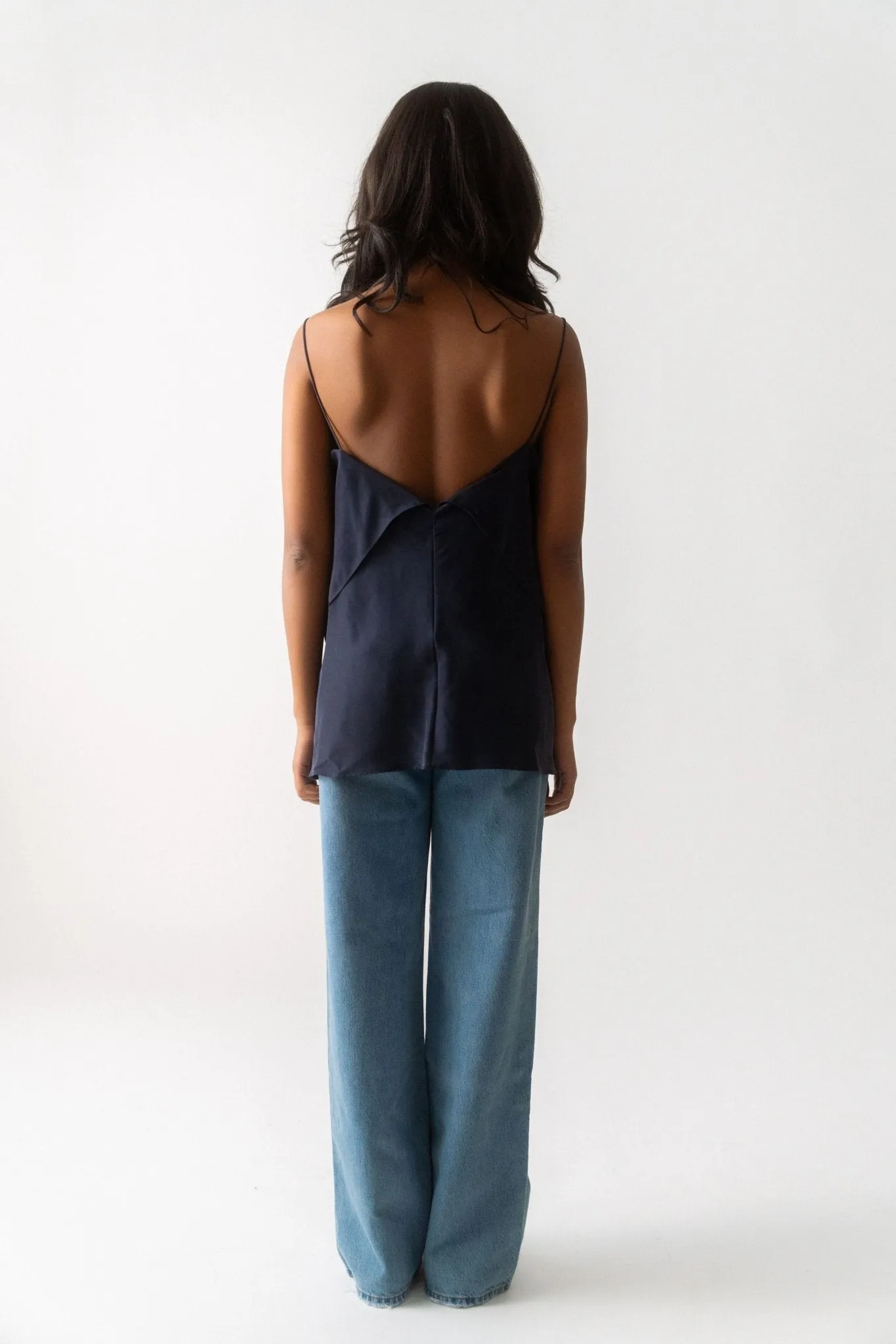 Draped Silk Cami sold by Bessette product image thumbnail 5