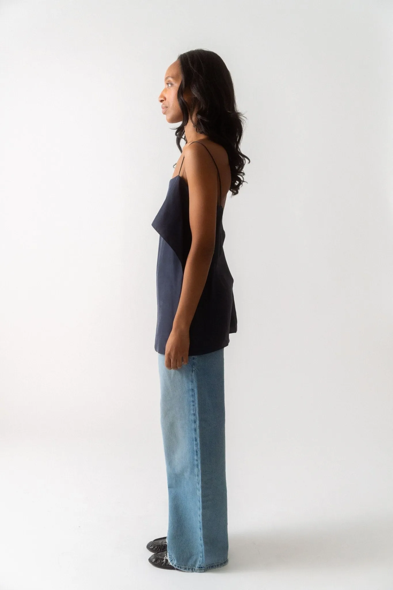 Draped Silk Cami sold by Bessette product image thumbnail 4