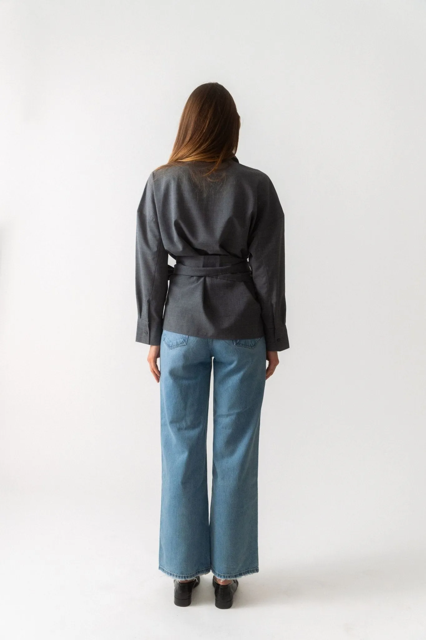 Róhe Wool Wrap Shirt sold by Bessette product image thumbnail 3