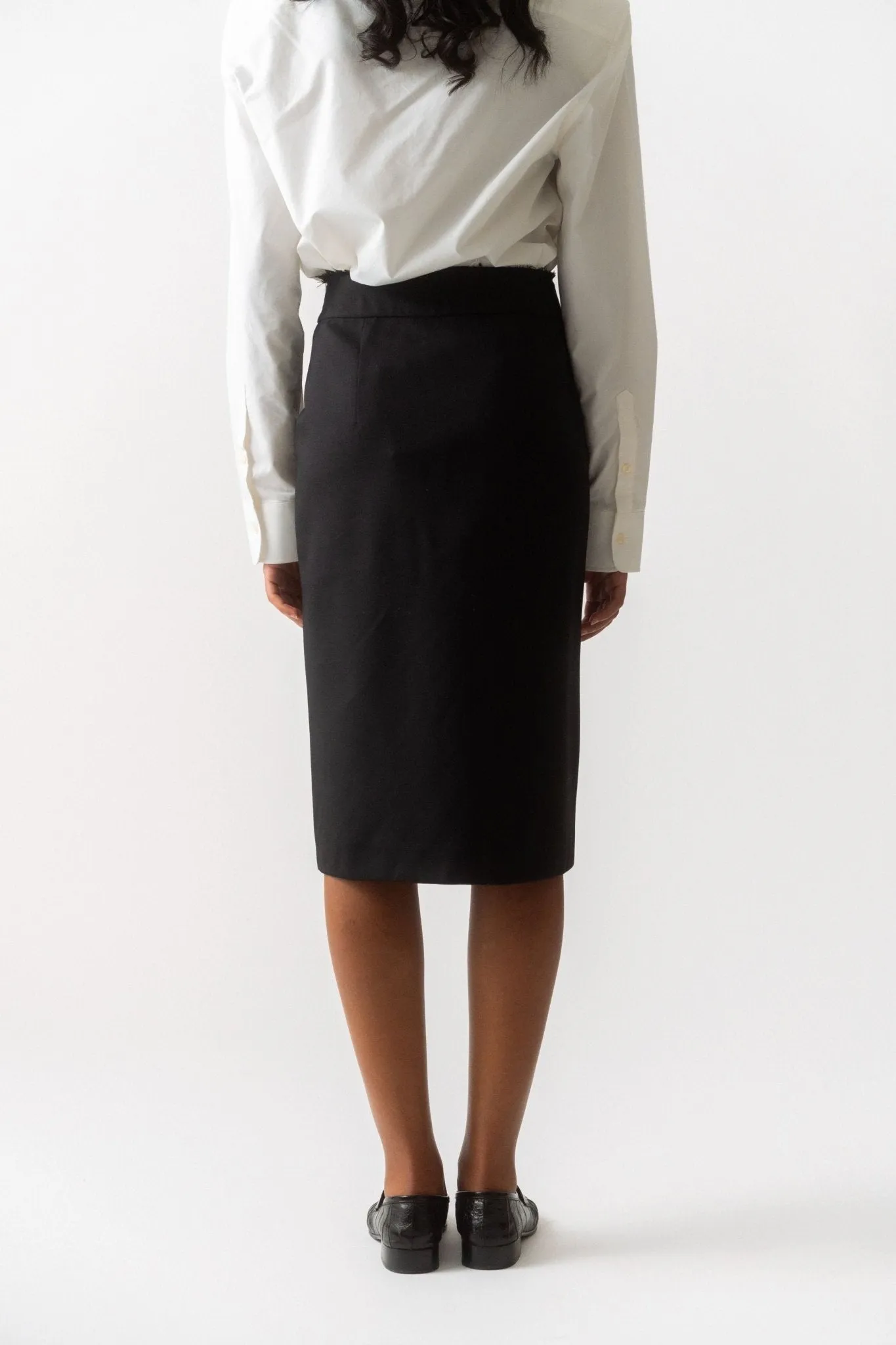 Raw Edge Knee-Length Skirt sold by Bessette product image thumbnail 4