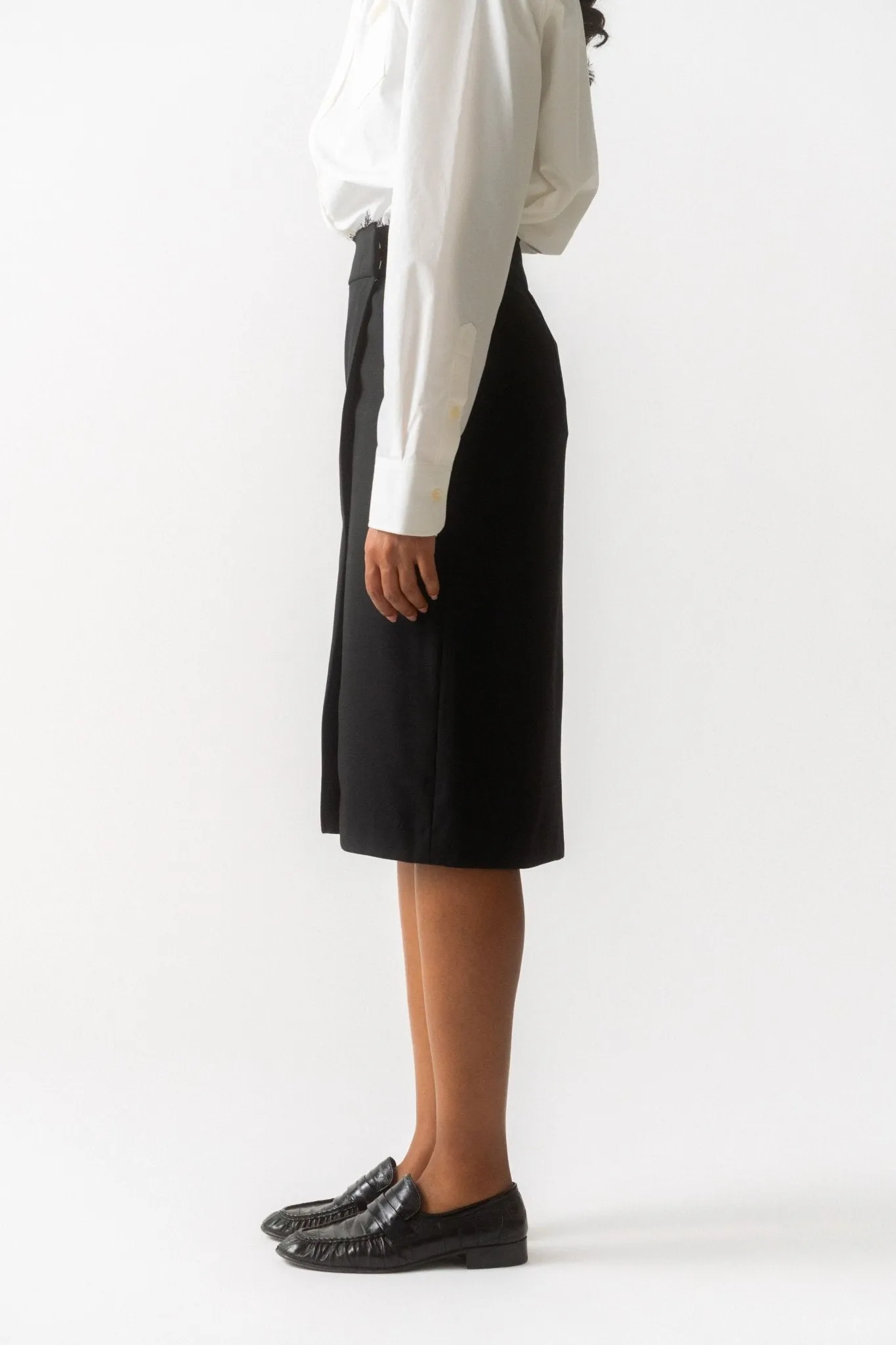 Raw Edge Knee-Length Skirt sold by Bessette product image thumbnail 3