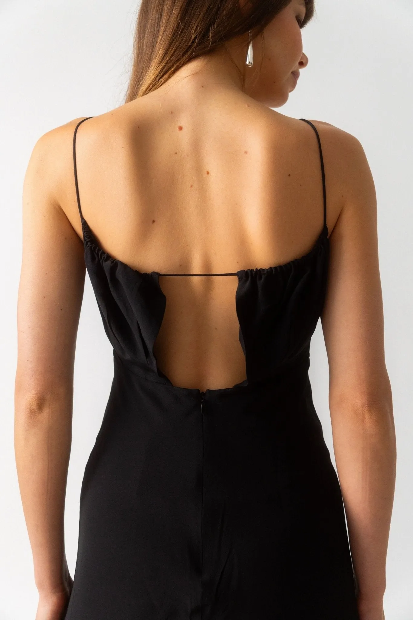 Gathered Halterneck Dress sold by Bessette product image thumbnail 2