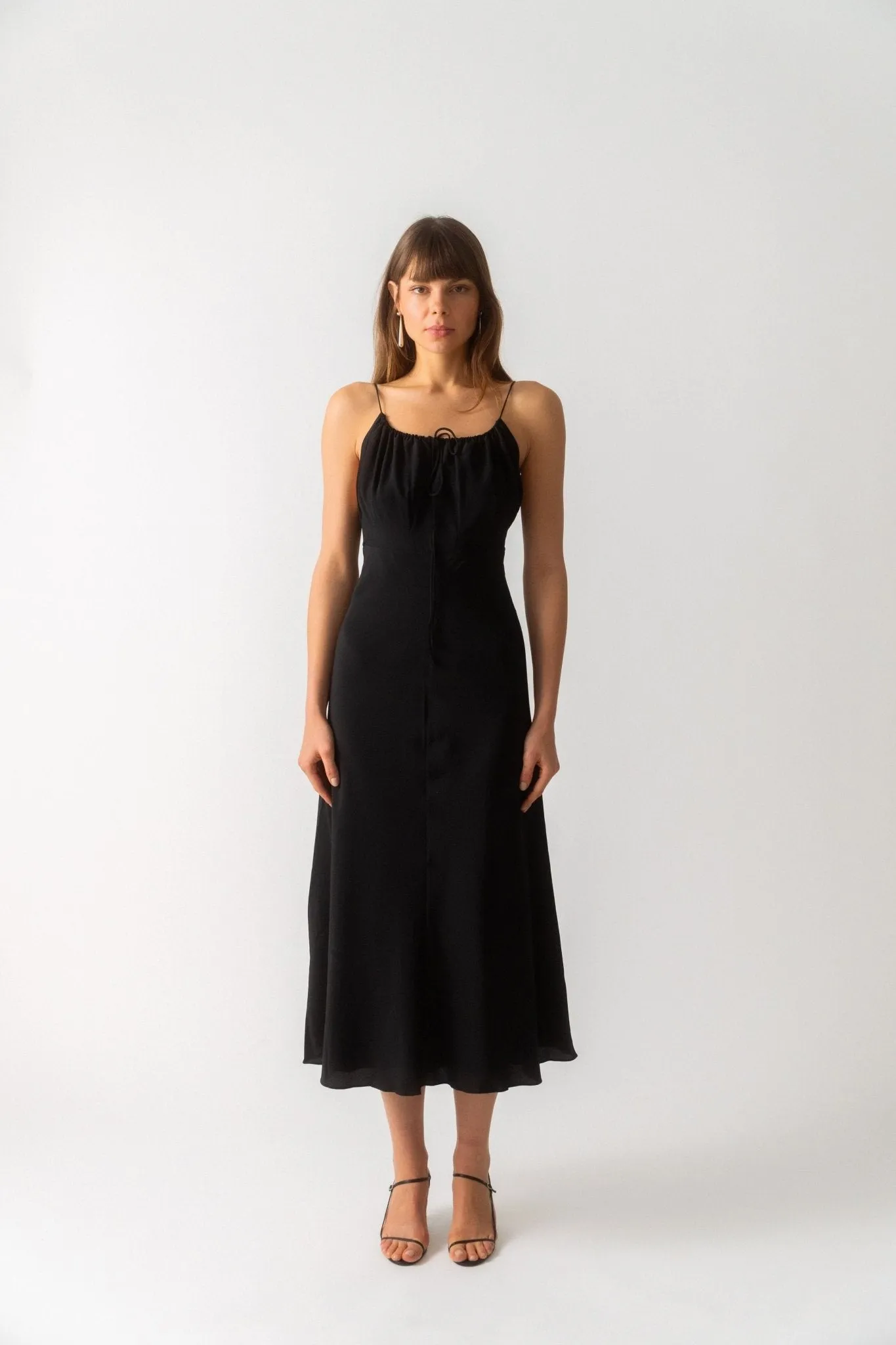 Gathered Halterneck Dress sold by Bessette product image thumbnail 4