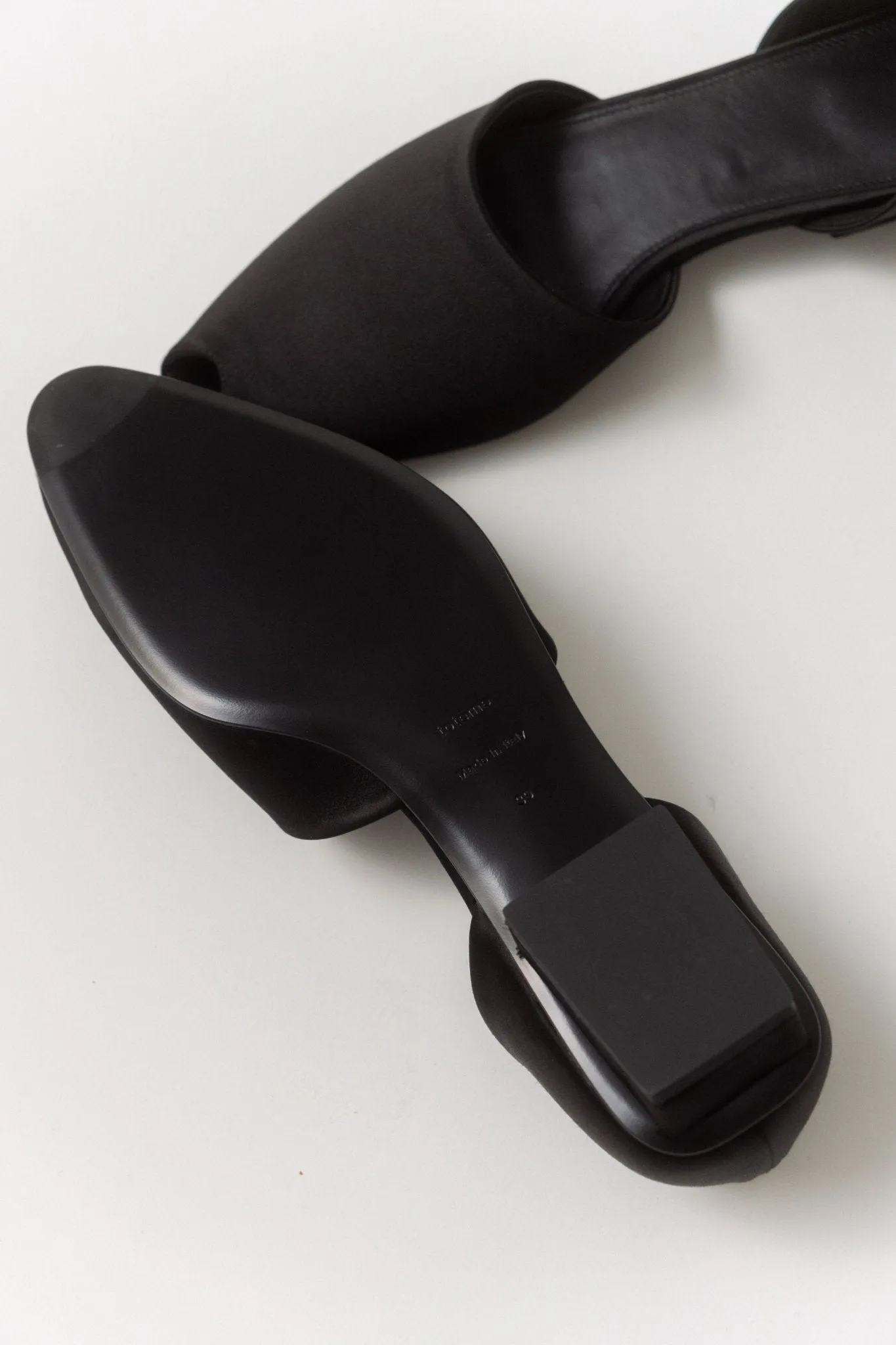 Toteme The Peep-Toe Satin Flat sold by Bessette product image thumbnail 4