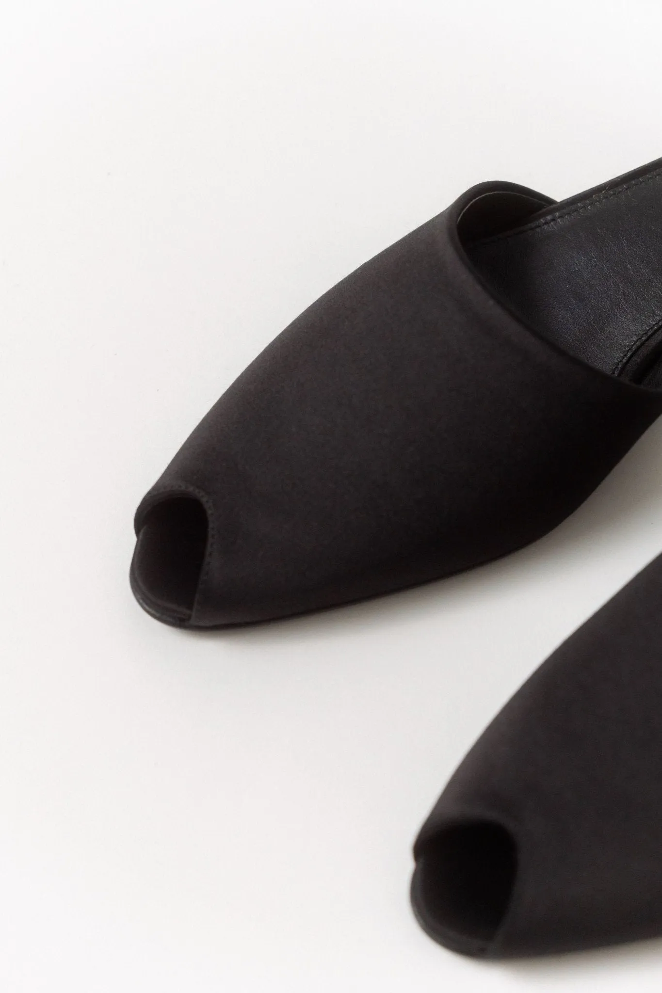 Toteme The Peep-Toe Satin Flat sold by Bessette product image thumbnail 2