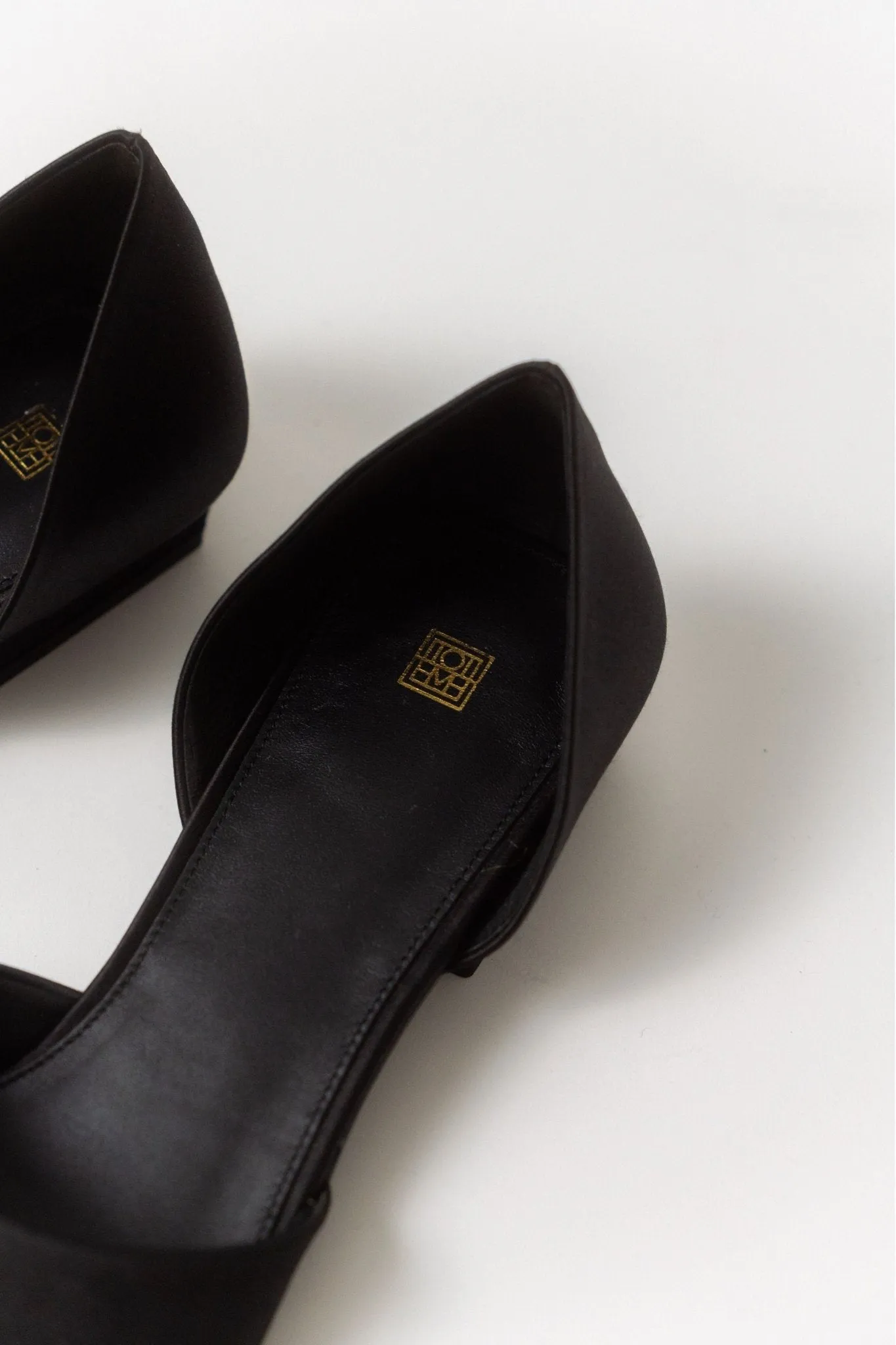 Toteme The Peep-Toe Satin Flat sold by Bessette product image thumbnail 3