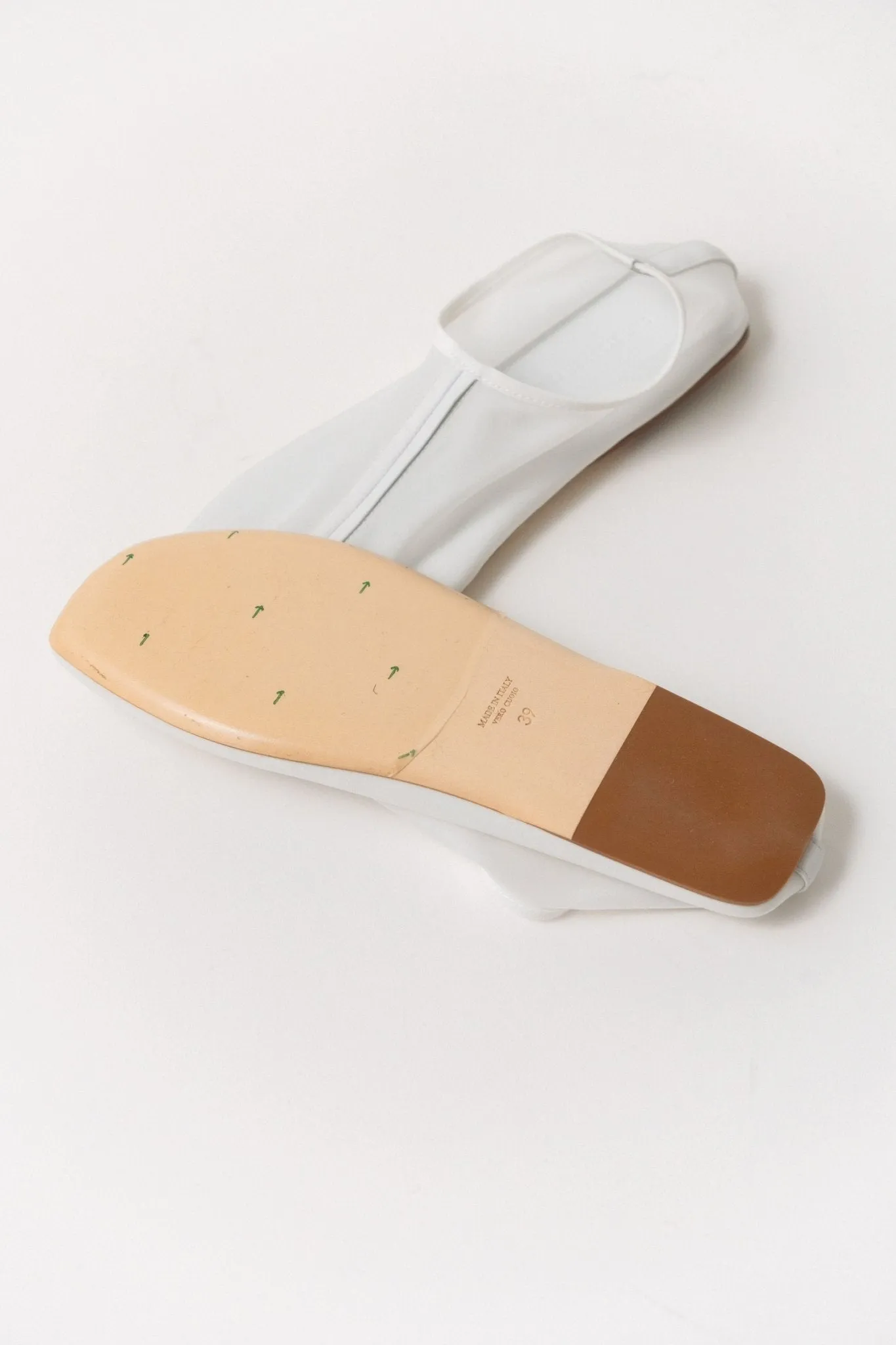 Leather Trimmed Mesh Flat sold by Bessette product image thumbnail 5