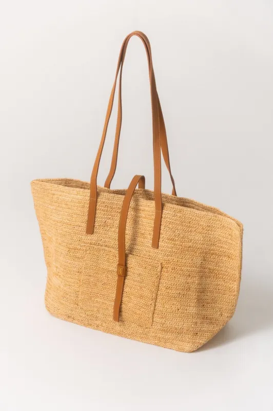 By Malene Birger Palla Tote Light Camel made by By Malene Birger