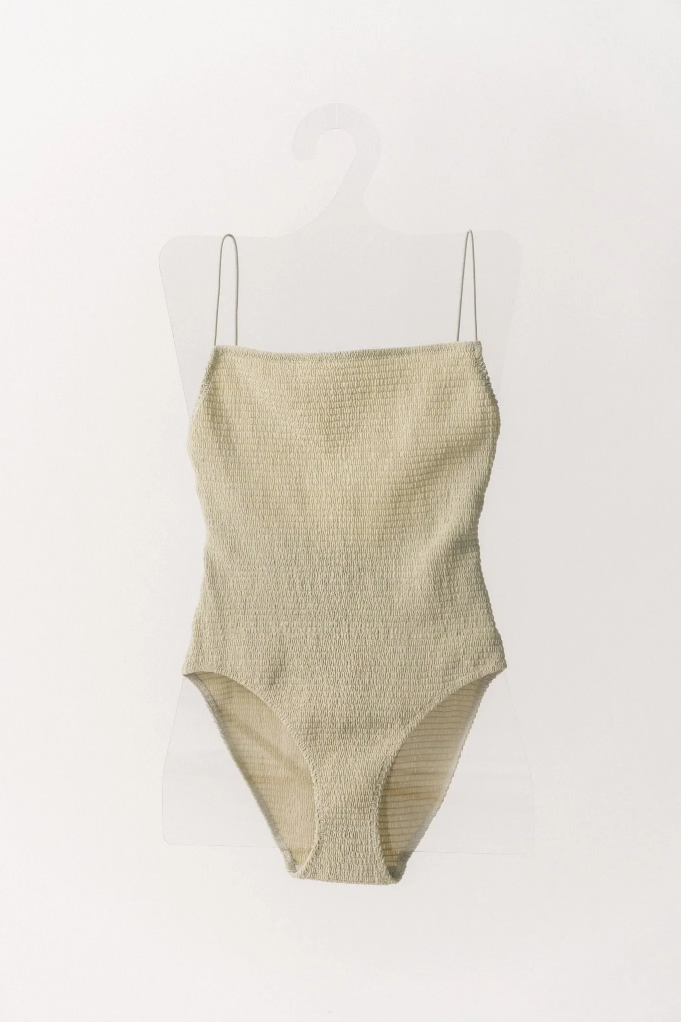 Toteme Smocked Swimsuit sold by Bessette