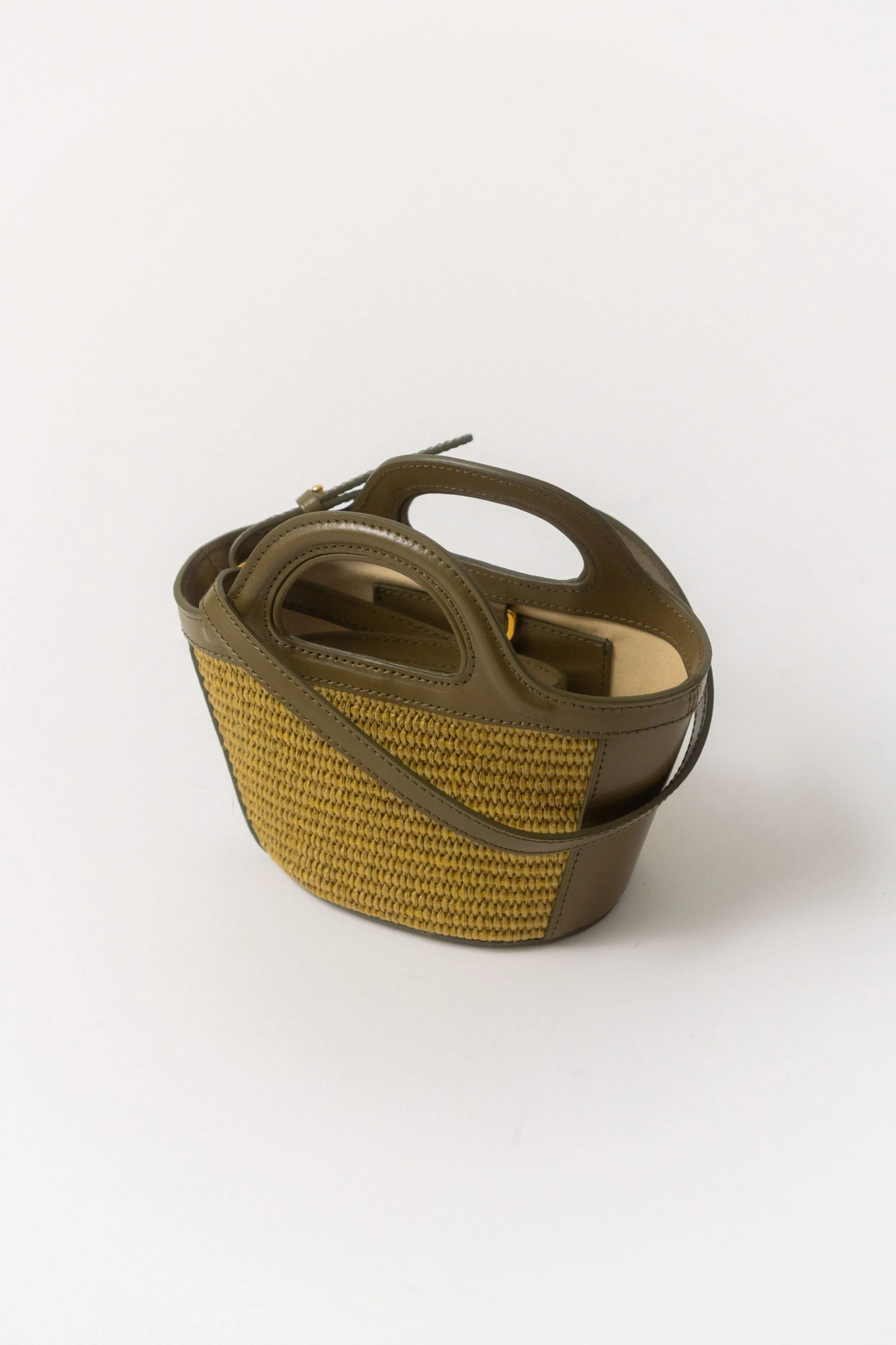 Marni Tropicalia Micro Leather and Embroidered Faux Raffia Tote sold by Bessette product image thumbnail 4