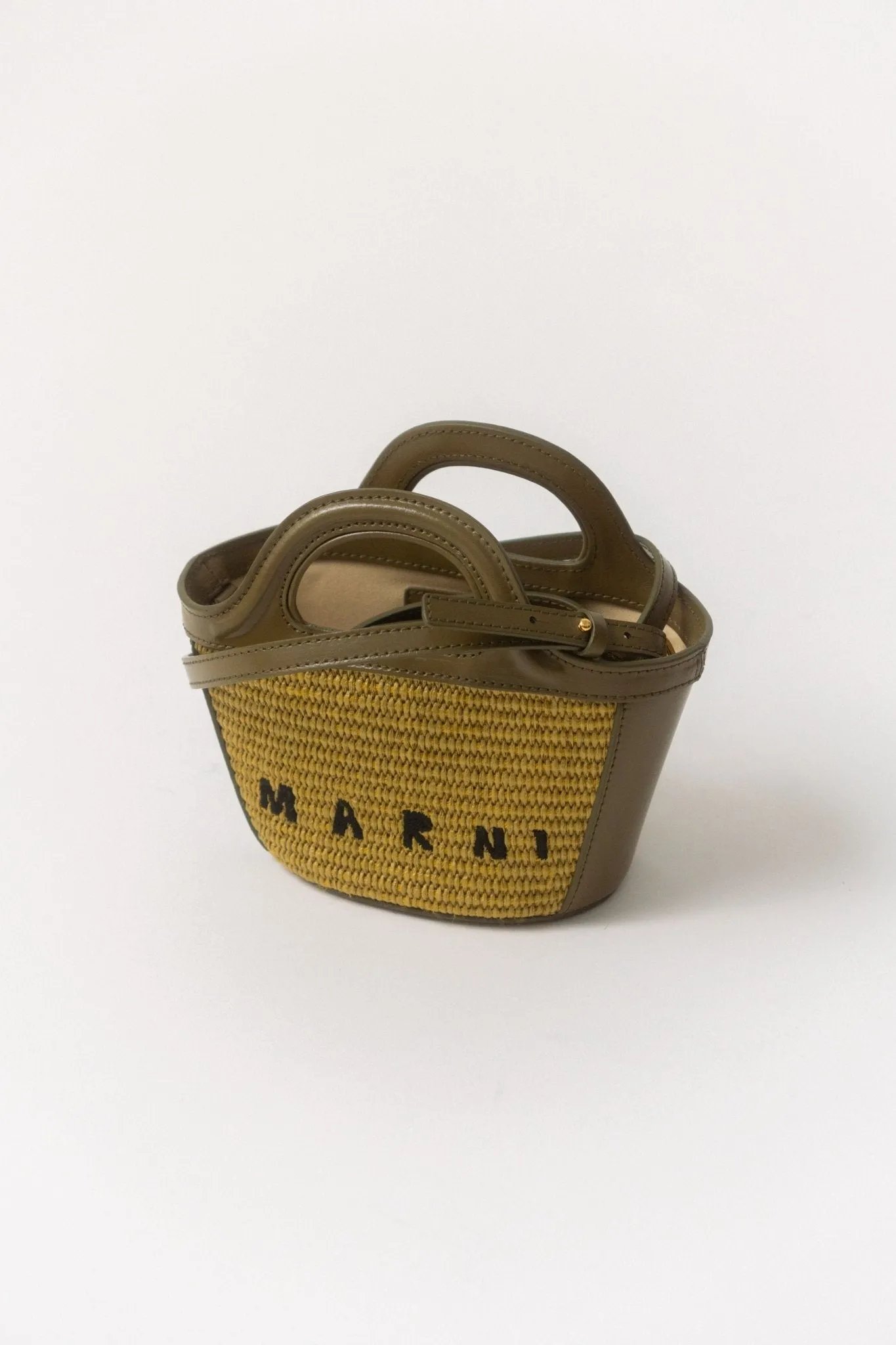 Marni Tropicalia Micro Leather and Embroidered Faux Raffia Tote sold by Bessette product image thumbnail 3