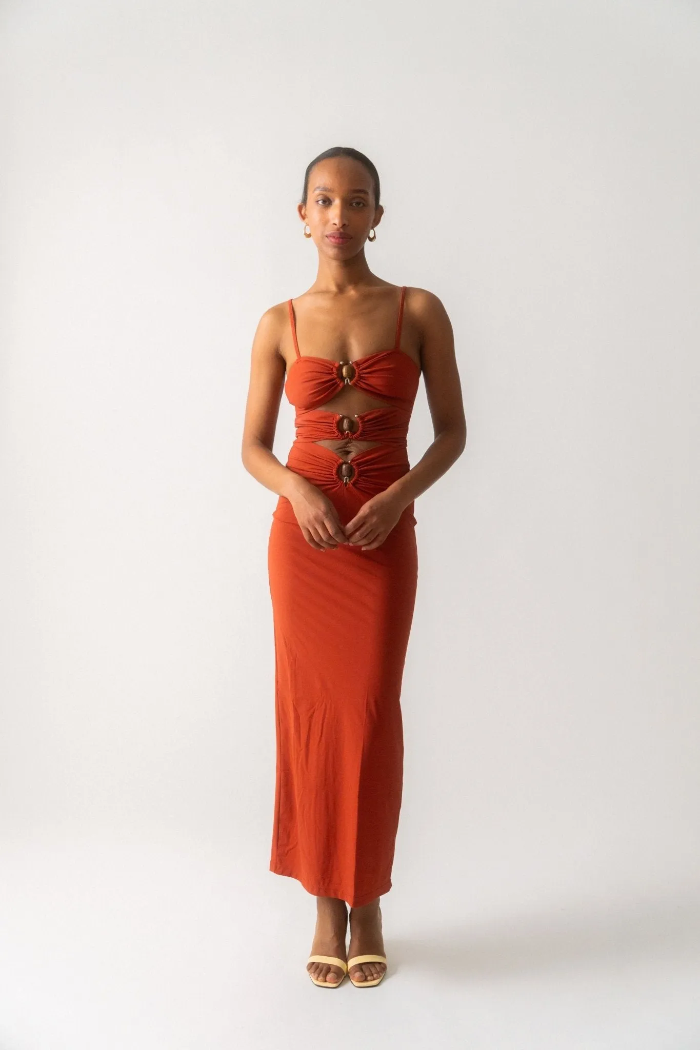 Crystal Orbit Column Dress sold by Bessette