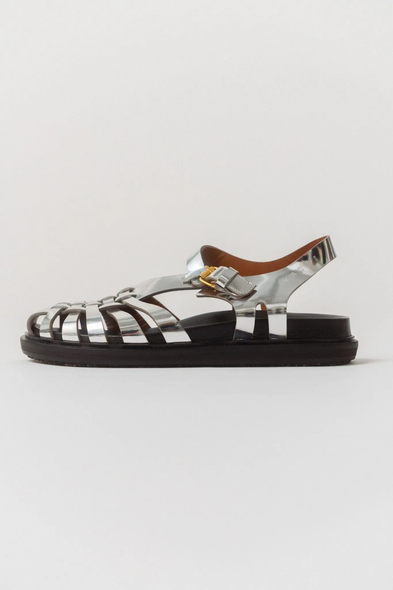 Marni Mirror Fisherman Sandals sold by Bessette