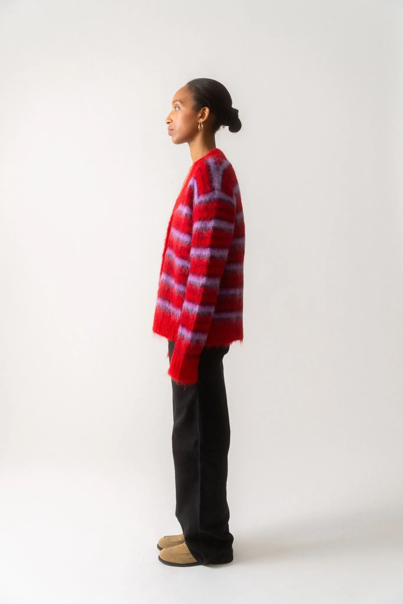 Marni Striped Mohair Cardigan (42 IT & 44 IT) sold by Bessette product image thumbnail 3
