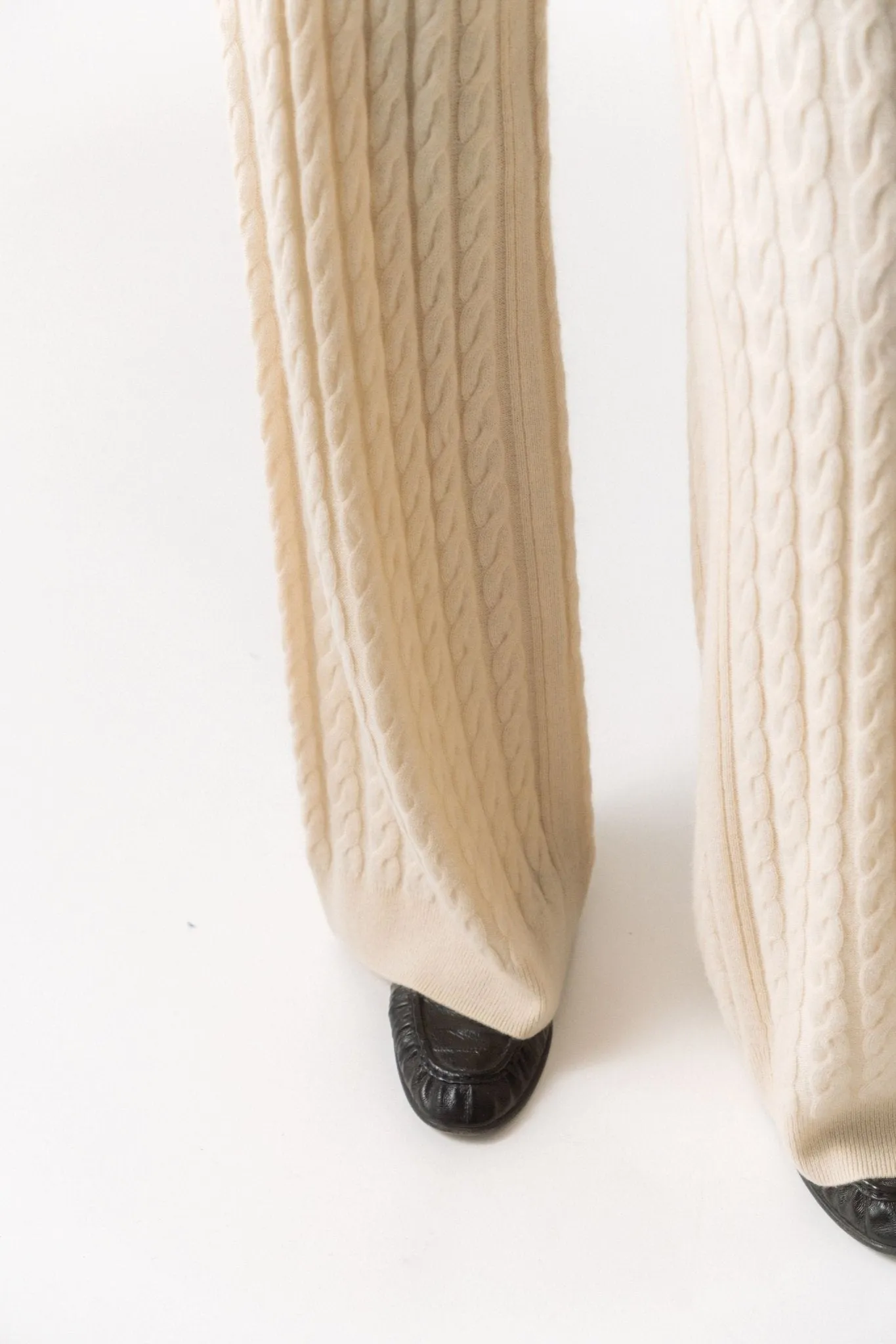 Toteme Cable-Knit Wool-Blend Wide-Leg Pants sold by Bessette product image thumbnail 3