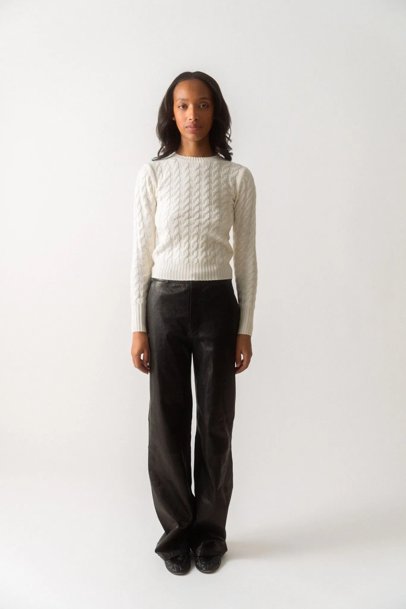Frame Relaxed Leather Trouser - Black sold by Bessette product image thumbnail 5
