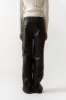 Frame Relaxed Leather Trouser - Black sold by Bessette