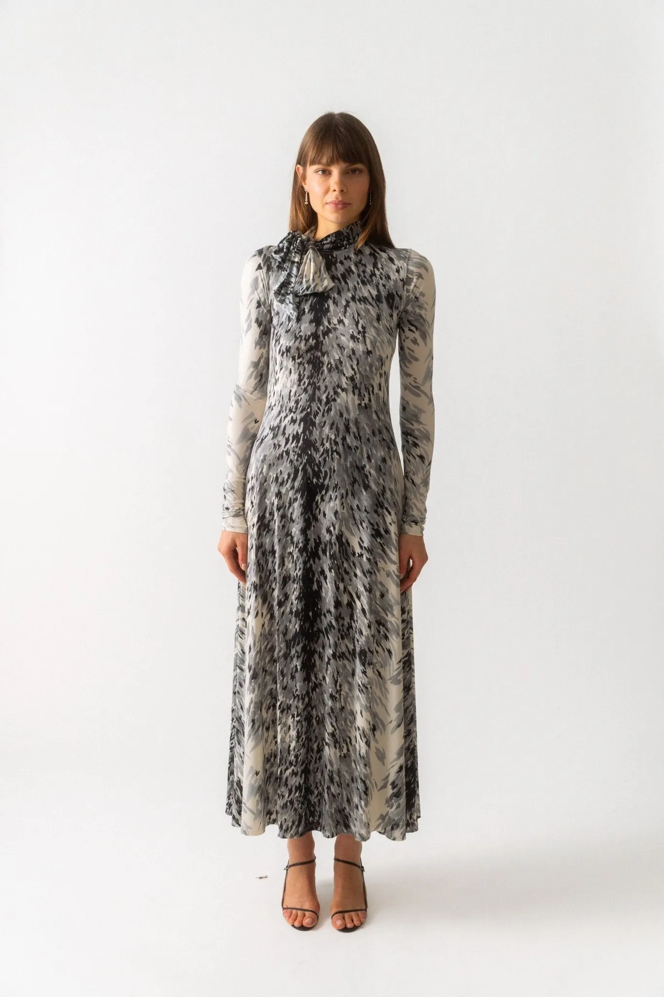 Fur-Print Jersey Dress sold by Bessette product image thumbnail 4