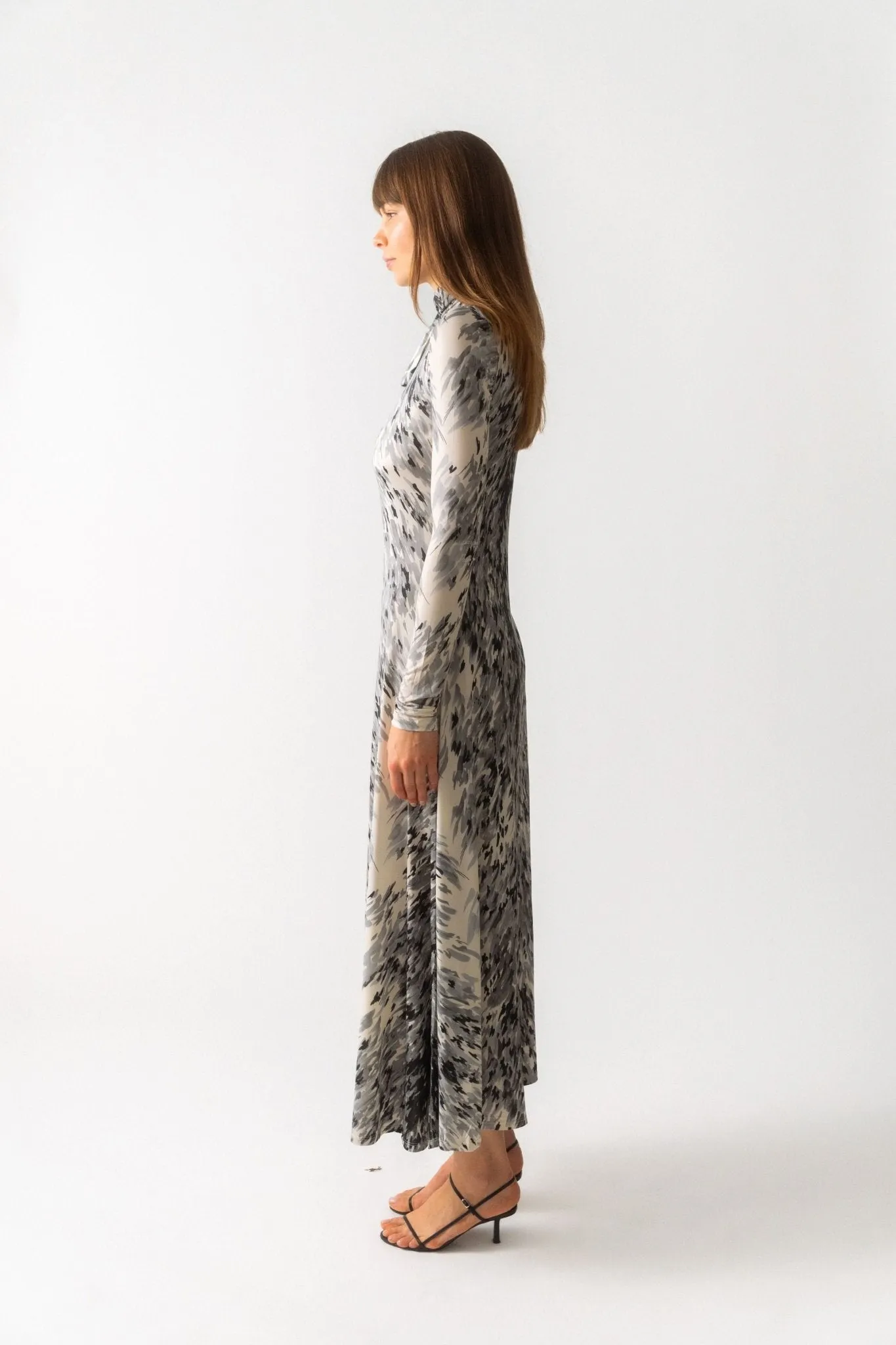 Fur-Print Jersey Dress sold by Bessette product image thumbnail 5
