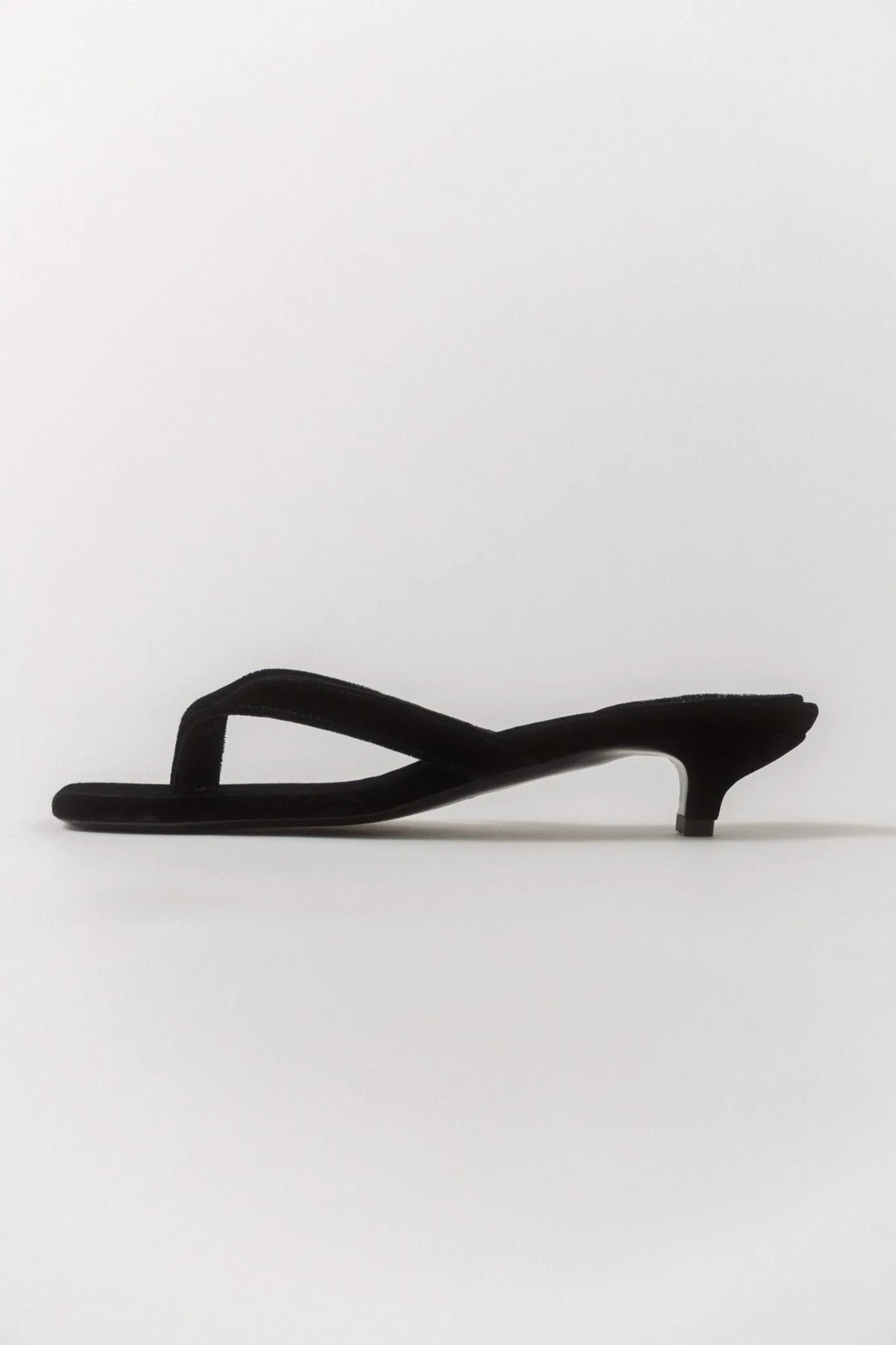 Toteme The Velvet Flip-Flop Heel sold by Bessette