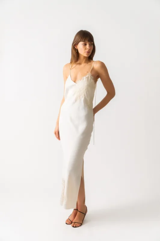 Róhe Lace Camisole Dress sold by Bessette