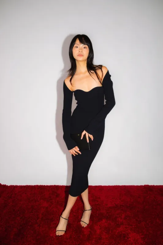 Beth Ribbed Dress made by KHAITE