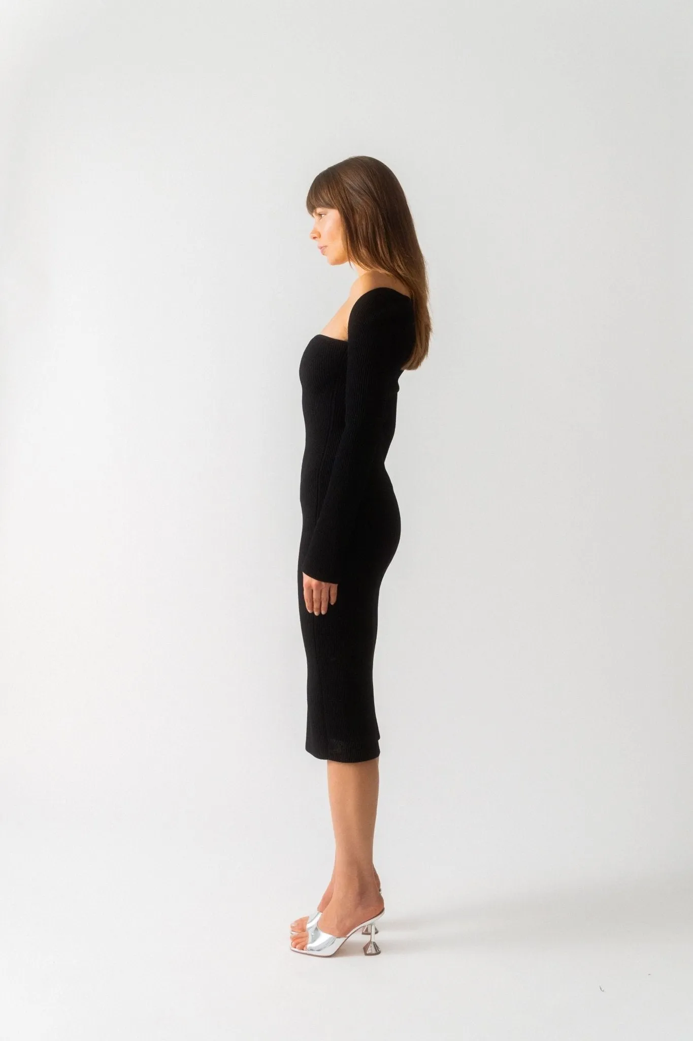 Beth Ribbed Dress sold by Bessette product image thumbnail 5
