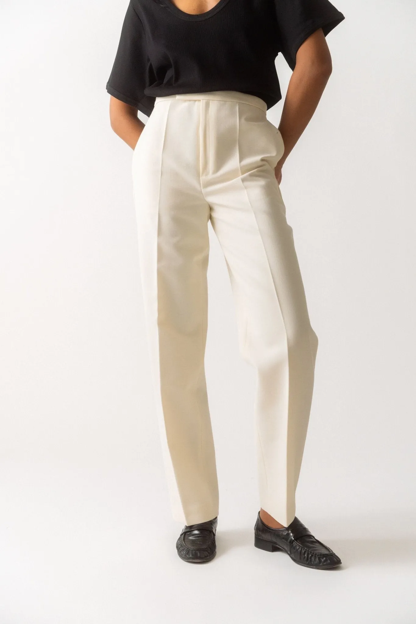 Róhe Tailored Wool Trousers sold by Bessette