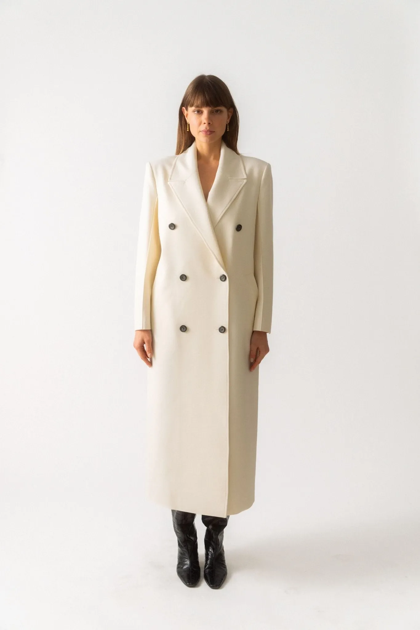 Róhe Double-Breasted Wool Coat sold by Bessette product image thumbnail 2