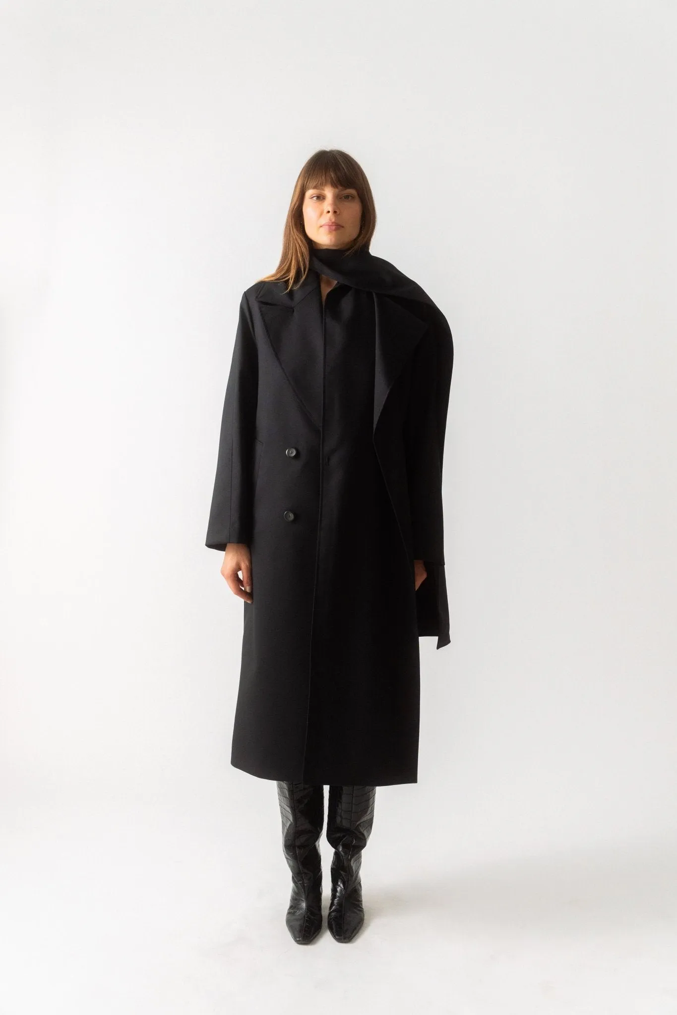 Róhe Tailoring Scarf Coat sold by Bessette product image thumbnail 2
