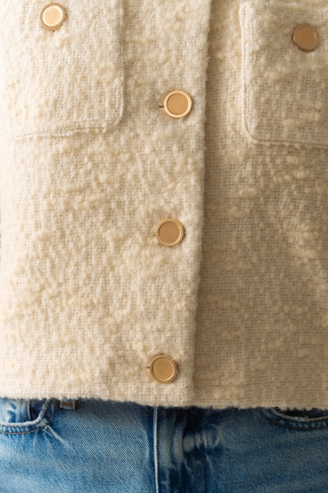 Frame Cropped Button Front Jacket sold by Bessette product image thumbnail 4