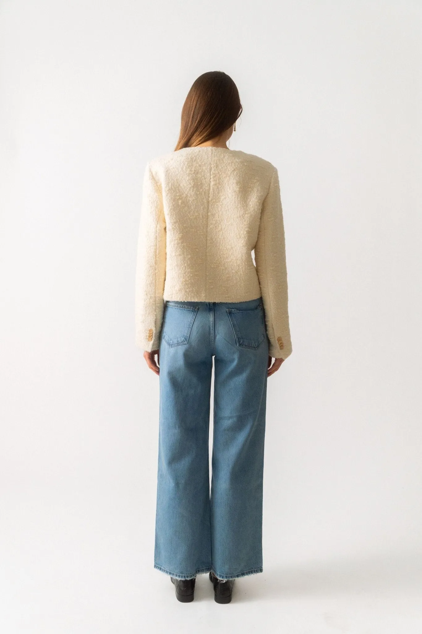 Frame Cropped Button Front Jacket sold by Bessette product image thumbnail 5