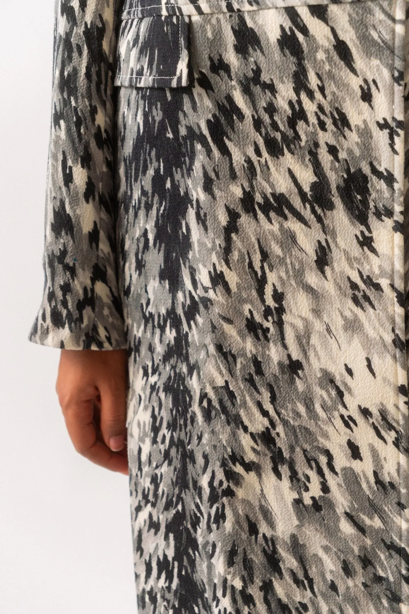 Toteme Petite Fur-Print Coat sold by Bessette product image thumbnail 4