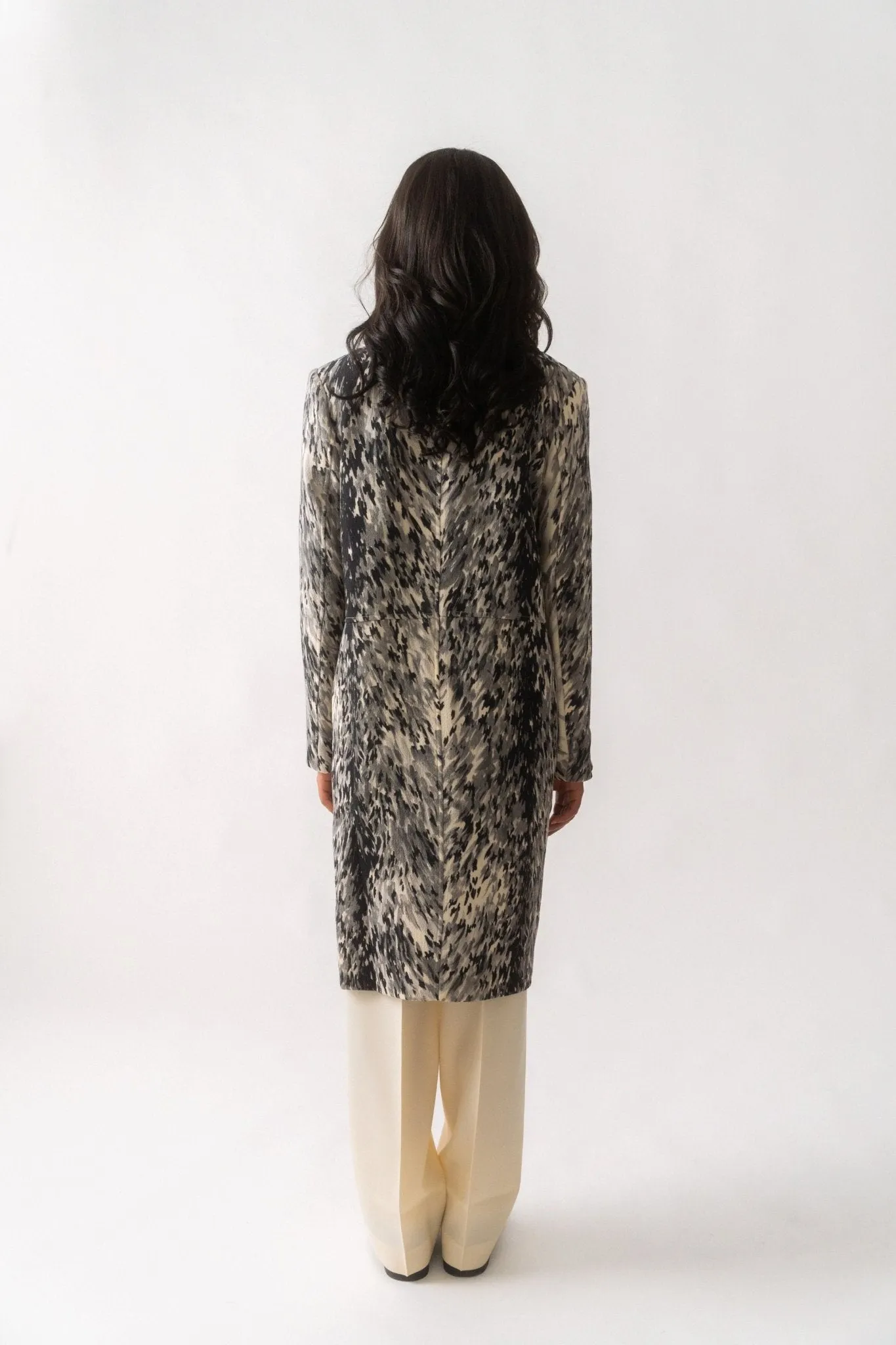 Toteme Petite Fur-Print Coat sold by Bessette product image thumbnail 5