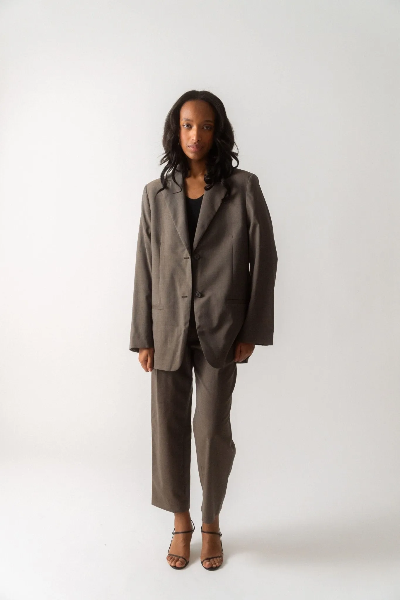 Longline Wool Blazer sold by Bessette product image thumbnail 2