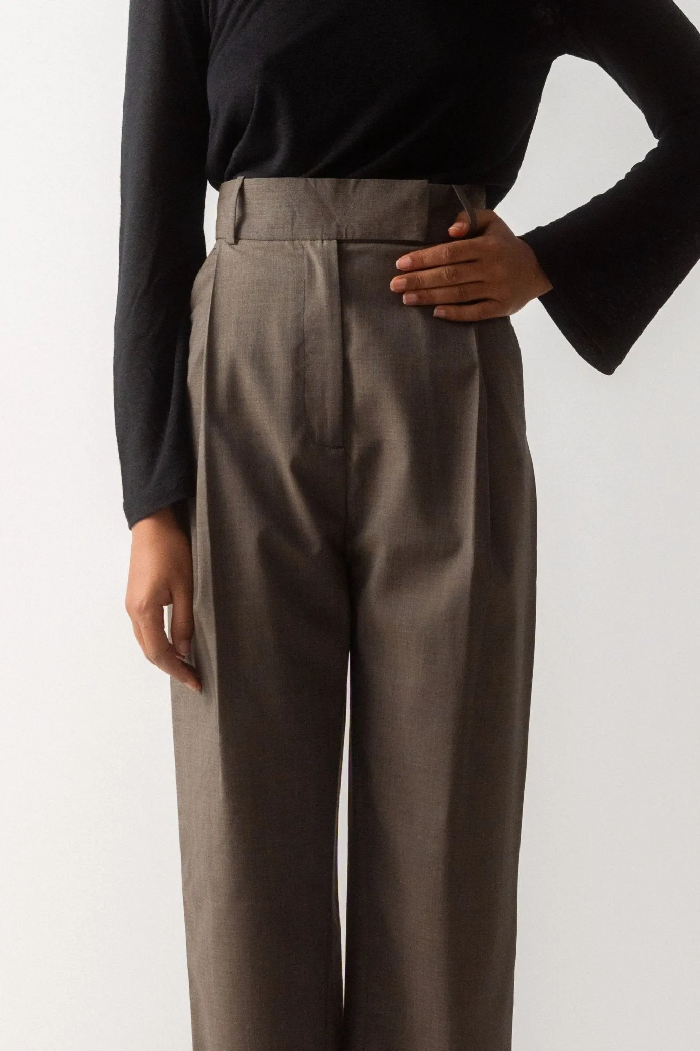 Longline Wool Blazer sold by Bessette product image thumbnail 3