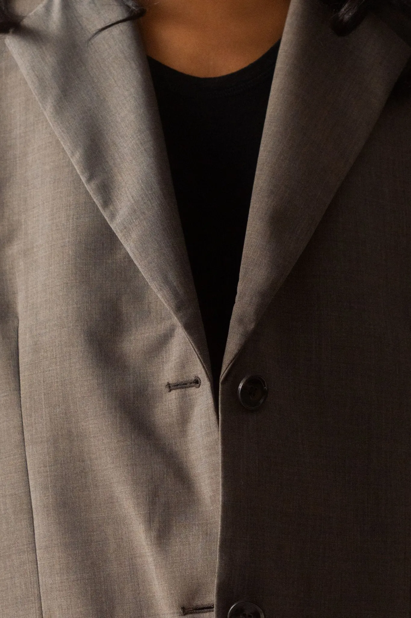 Longline Wool Blazer sold by Bessette product image thumbnail 4