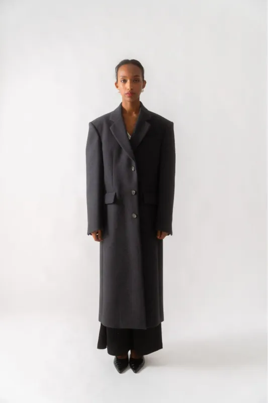 Wardrobe.NYC Single Breasted Coat sold by Bessette