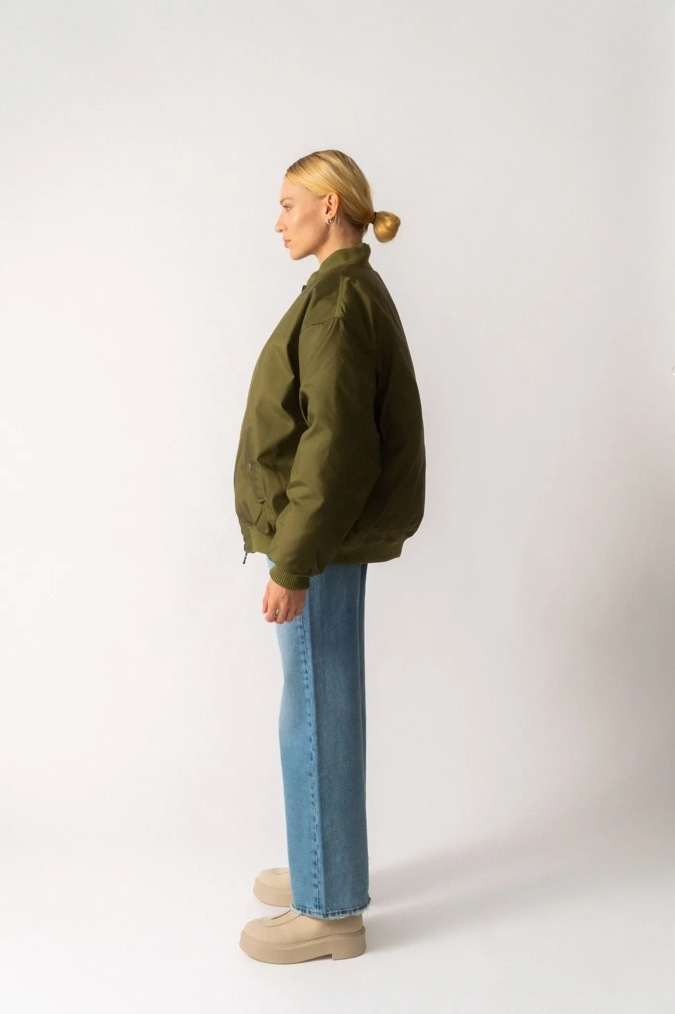 Reversible Quilted Bomber Jacket sold by Bessette product image thumbnail 4