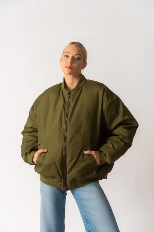 Reversible Quilted Bomber Jacket sold by Bessette