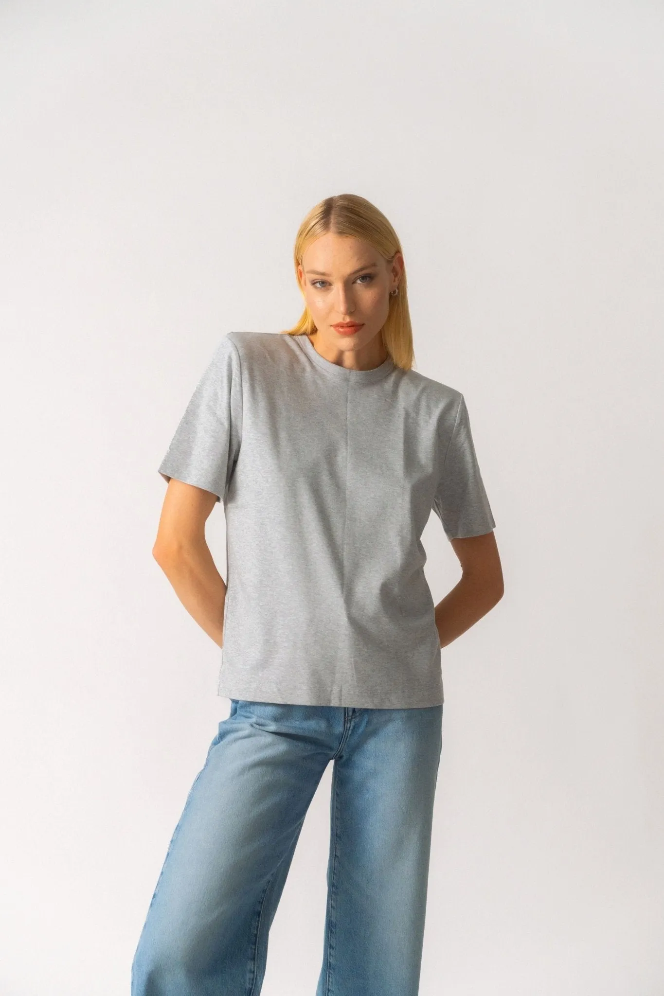 Wardrobe.NYC Shoulder Pad T-Shirt sold by Bessette product image thumbnail 2