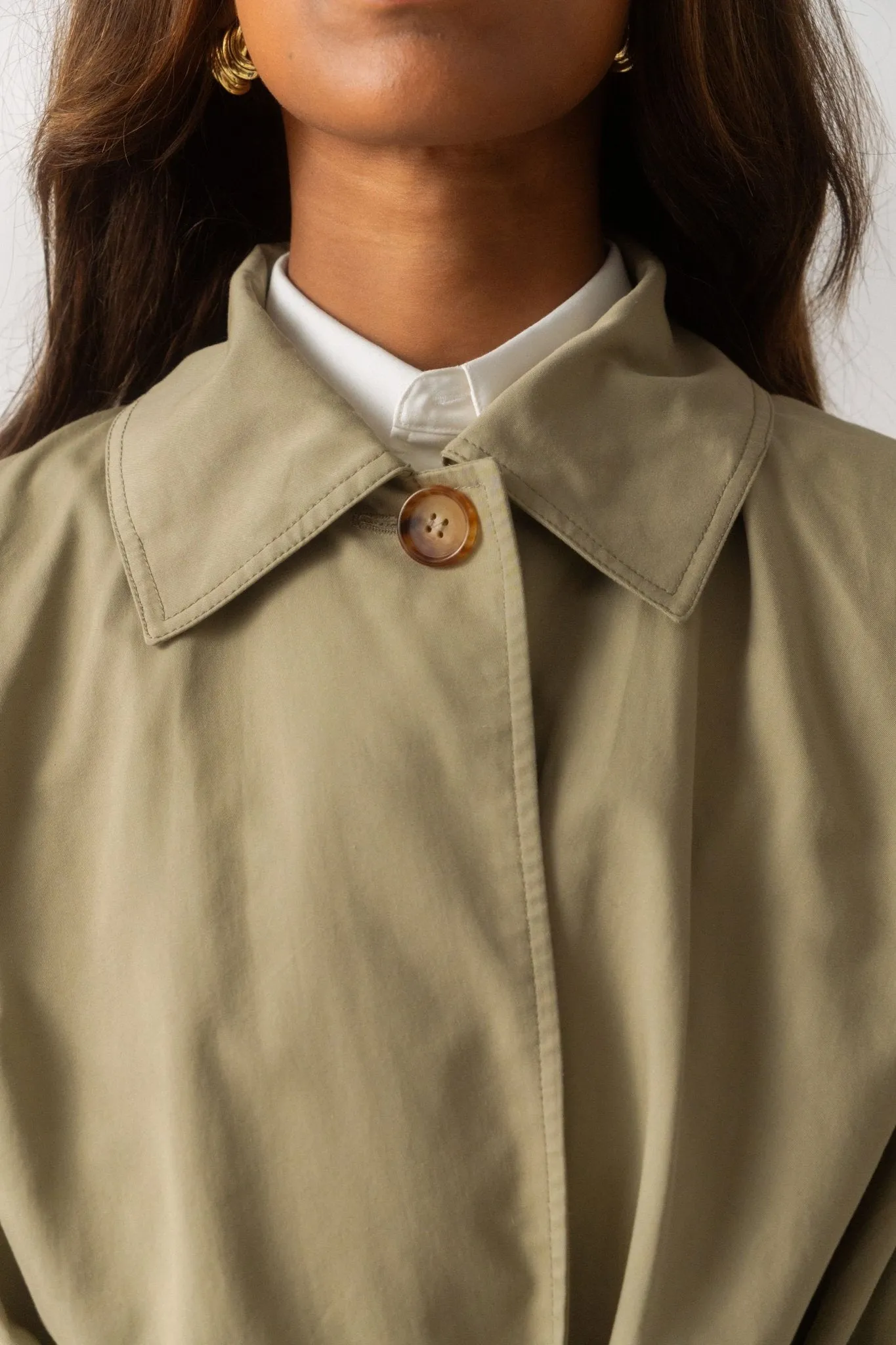 Toteme Layered Cotton Cupro Trench (36 DK & 38 DK) sold by Bessette product image thumbnail 5