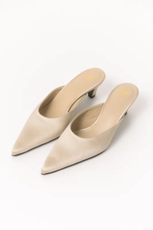 Toteme The Satin Mule sold by Bessette