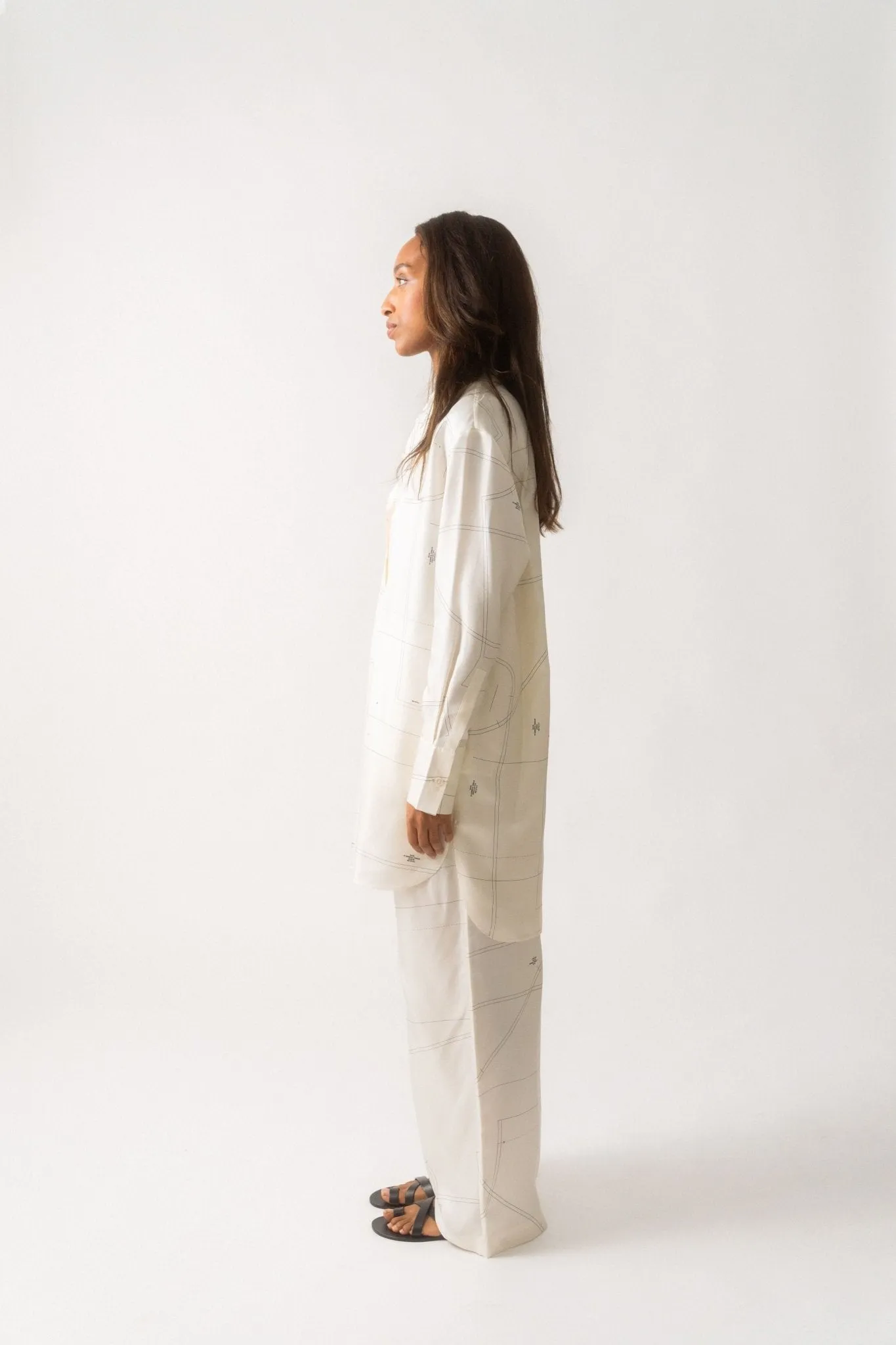 Róhe Oversized Pattern Silk Shirt sold by Bessette product image thumbnail 3