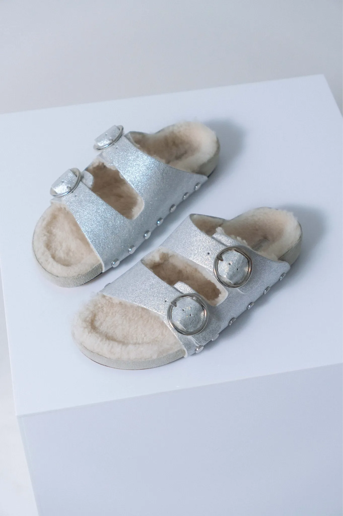 Isabel Marant Lennyo Shearling Sandal sold by Bessette