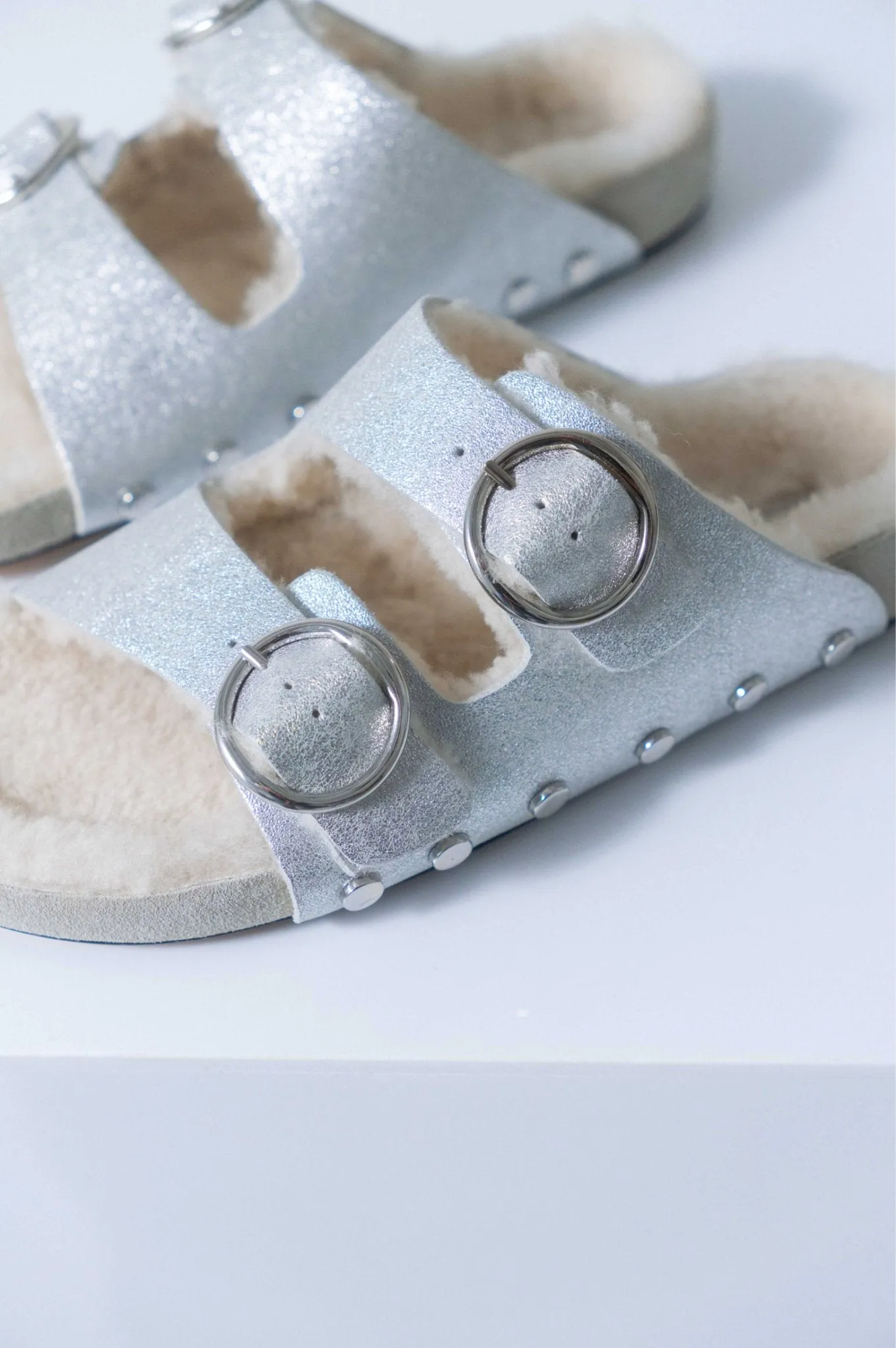 Isabel Marant Lennyo Shearling Sandal sold by Bessette product image thumbnail 2